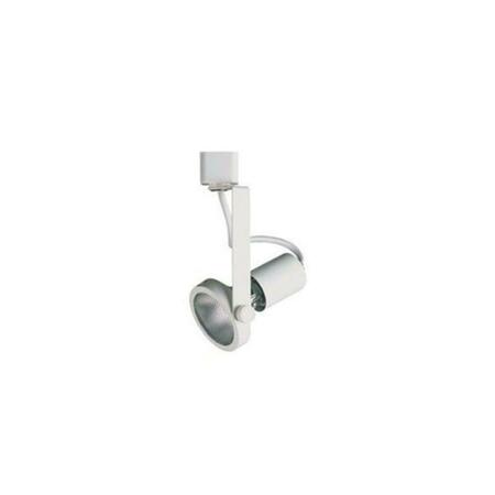 CAL LIGHTING 2-Wire Connection Gimbal Linear Track Lighting Head - White JT-240-WH